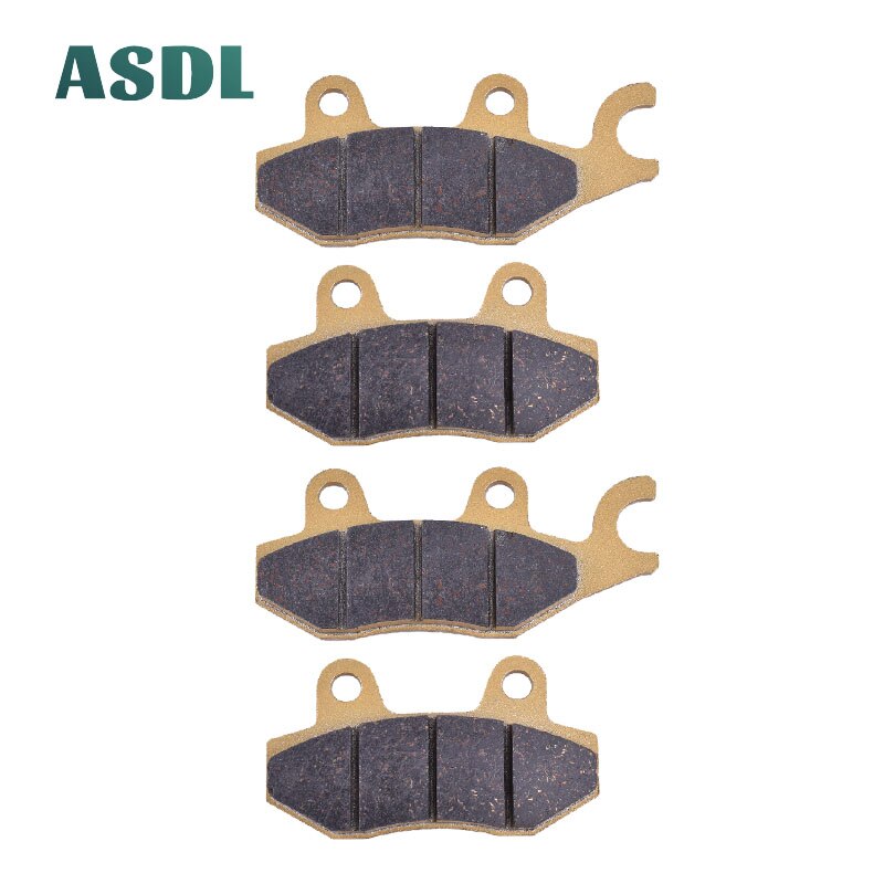 Motorcycle Front and Rear Brake Pads For Kawasaki EX 250 K8F/K9F/KAF/KBF/KBFA/KCF Ninja 250 R 08-12 EX 300 BDF Ninja ABS Model