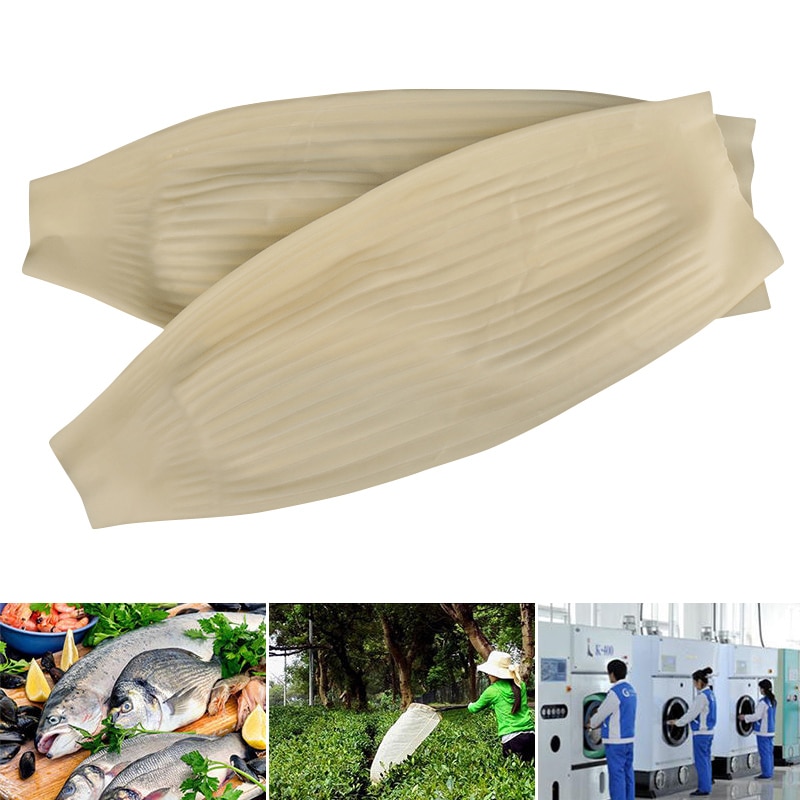 1 Pair Waterproof Latex Arm Sleeves Covers Reusable Protective Oversleeves for Home Kitchen Cleaning UD88