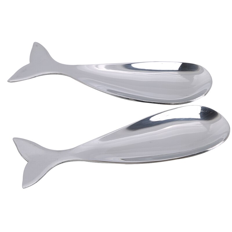 1 par hvalformet rustfritt stål grapefrukt frukt dessert iskrem skjeer pitaya kiwi metall scoop kjøkkenverktøy: Default Title