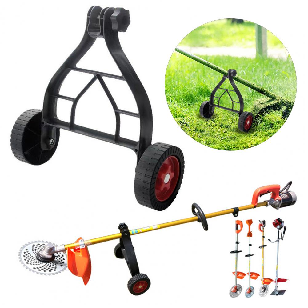 Hjul til gressklipper, ergonomiske stativhjul til gressklipper, justerbare støttehjul til gressklipper, for trimmer til snor