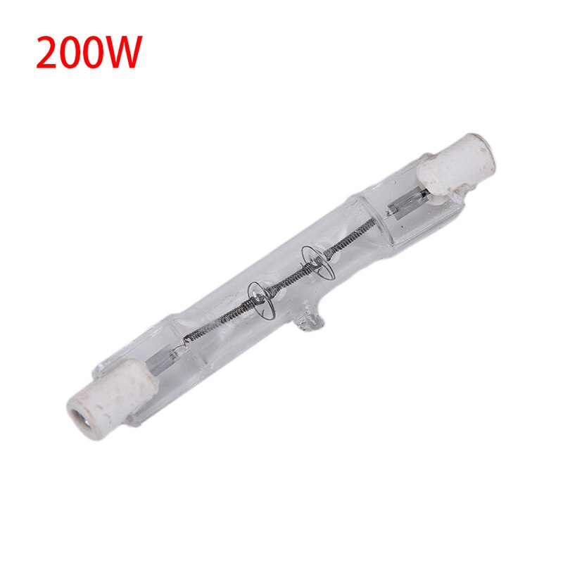 Bombilla halógena R7s, 100W, 200W, lámpara halógena de 78mm, 220V, tamaño de 78mm: 200W