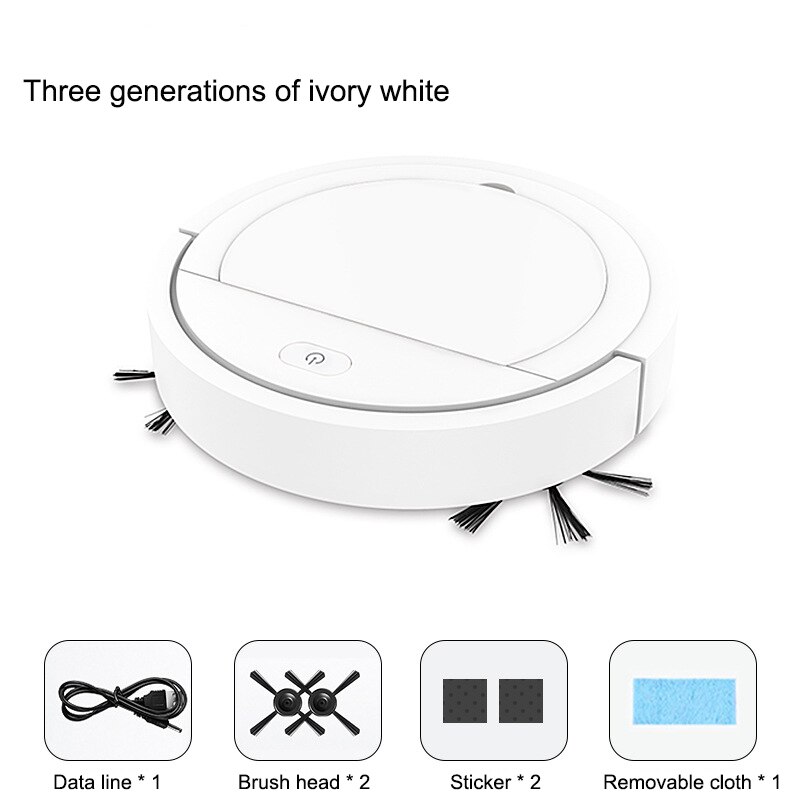 Sweeping Mopping Robot Vacuum Cleaner for Home Collect Pet Hairs Carpet Dust Robotic Collector Intelligent Cleaning Machine: 2