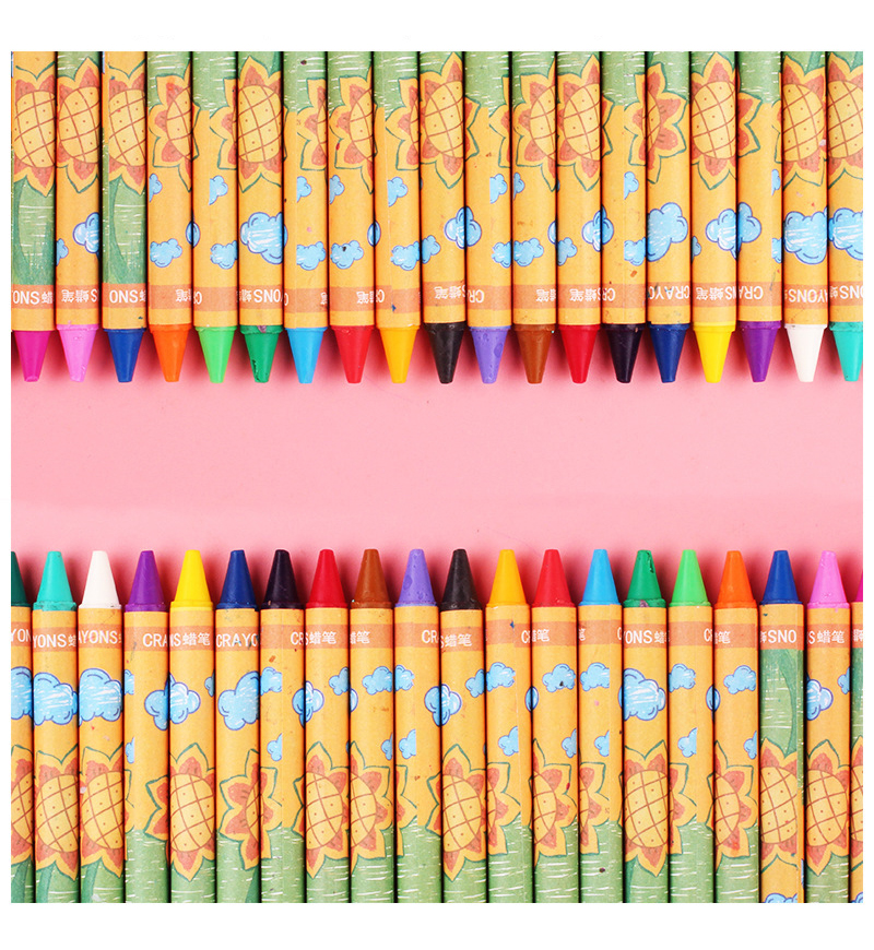 8/12/24 Uds pintura de crayón Graffiti para colorear para niños marcadores de colores Pastel al óleo útiles escolares colores infinitos arte Kawaii