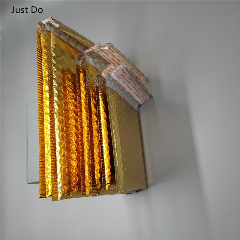 15*13cm 20pcs Gold padded envelopes bubble mailers Metal bubble mailers for and packing Envelope Bags