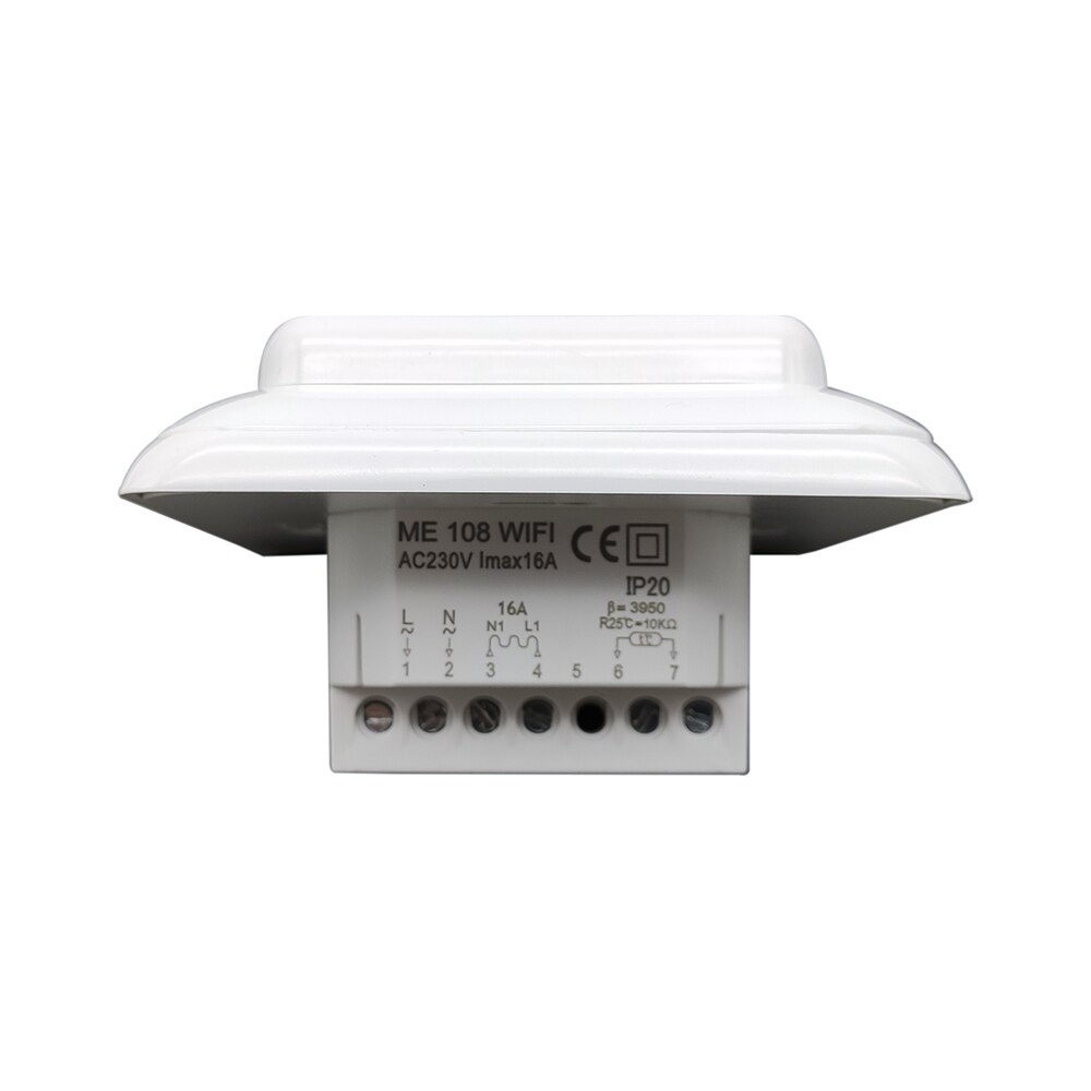 110V 230V ME108 Smart Wifi Thermostat LCD Touch Screen Temperature Controller for Electric warm floor, Google Home, Alexa