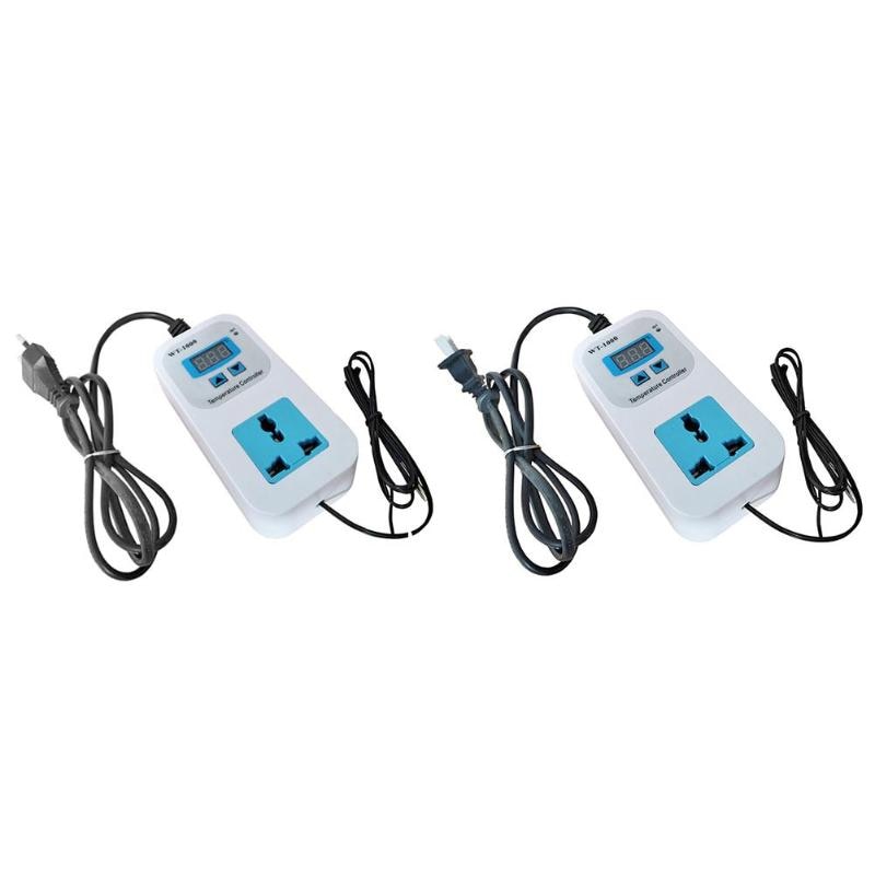 WT-1001 AC 110-220V Digitale Thermostaat Regulator Temperatuurregelaar Microcomputer Socket Outlet Elektrische Apparatuur