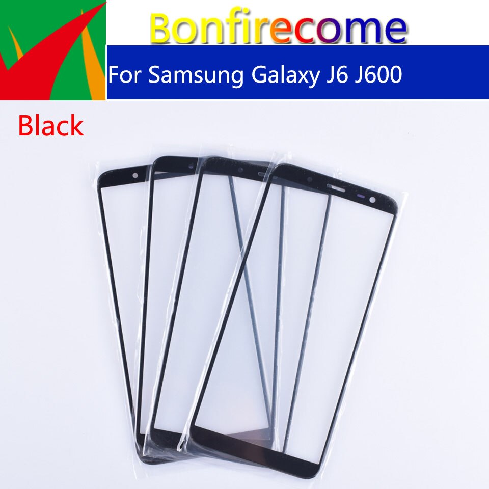 J6 Voor Samsung Galaxy J6 J600 J600F J600G SM-J600F/DS SM-J600G/DS Touchscreen Outer Glas LCD Front touchScreen Lens 5.6&quot;