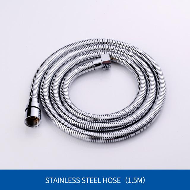 Waterfall 2 Function Hand Held Shower Head High Pressure Rain Shower Sprayer Water Saving Chrome Shower Set Bathroom: Shower Hose Only