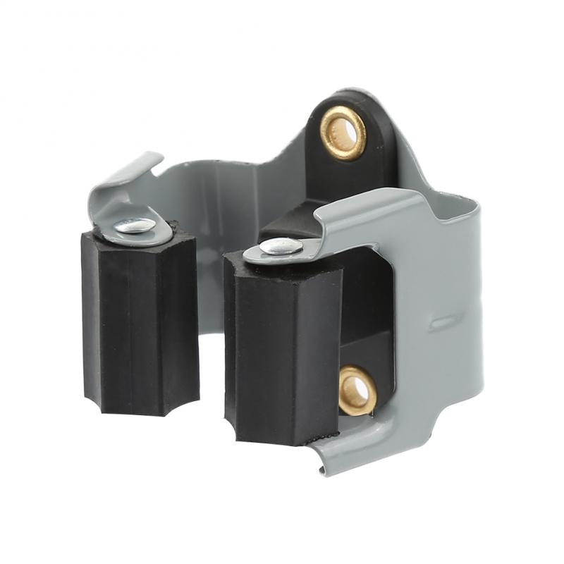 5pcs Broom Holder Adhesive Seamless Wall Mount Organizer Hanger Bracket Broom Hanger Storage Rack Organizer Clips With Screws