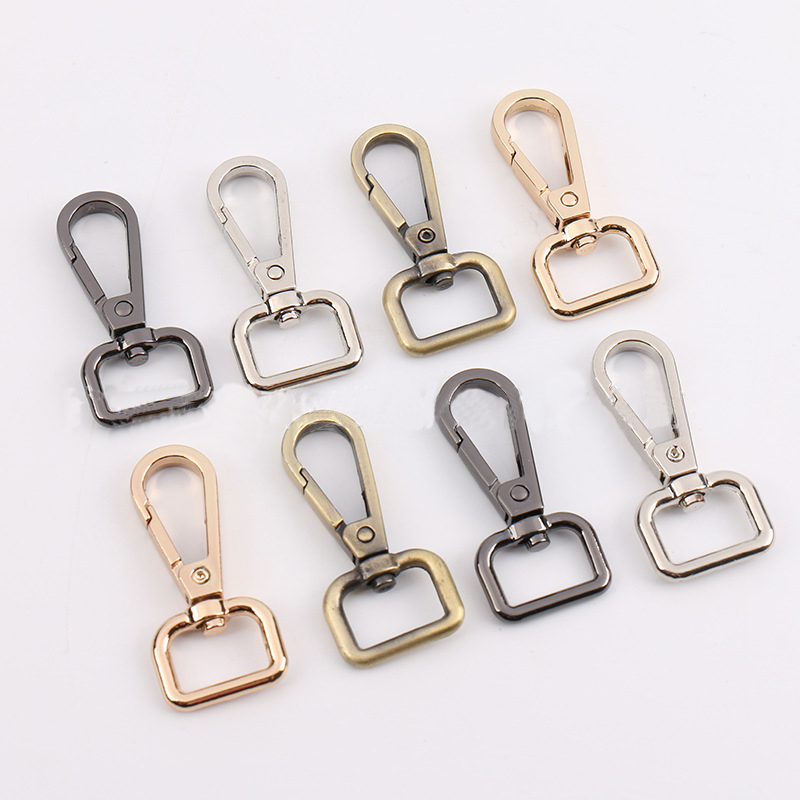 5cm 2PCS Metal Hook Clips Buckles Detachable Snap Hook Bag Strap Belt Webbing Pet Leash Hooks DIY Replacement Bag Accessories