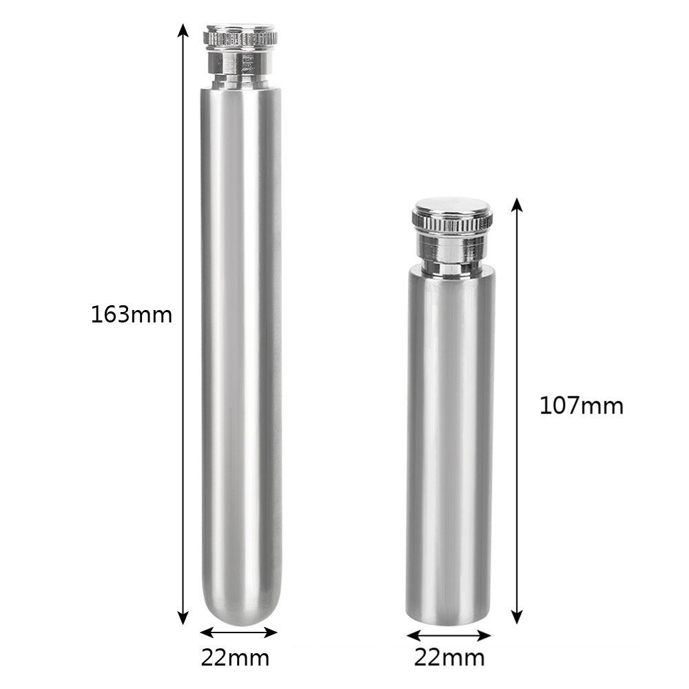 1oz/1.5oz Stainless Steel Hip Flasks Drinker Alcohol Bottle and Funnel Portable Wine Whisky Bottle Tubular Wine Pot Drinkware