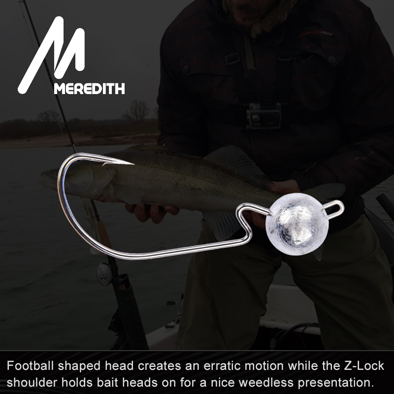MEREDITH-anzuelos de pesca Jigging, 10 unids/lote, 3,5g, 5g, 7g, 10g, 14g