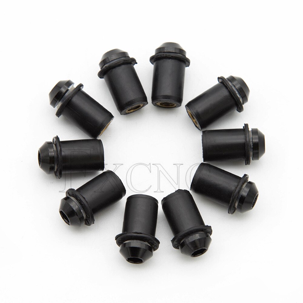 Boulons de pare-brise de moto, accessoires universels M5x16mm, Kit de vis de pare-brise pour Honda Suzuki Kawasaki Yamaha 10 pièces