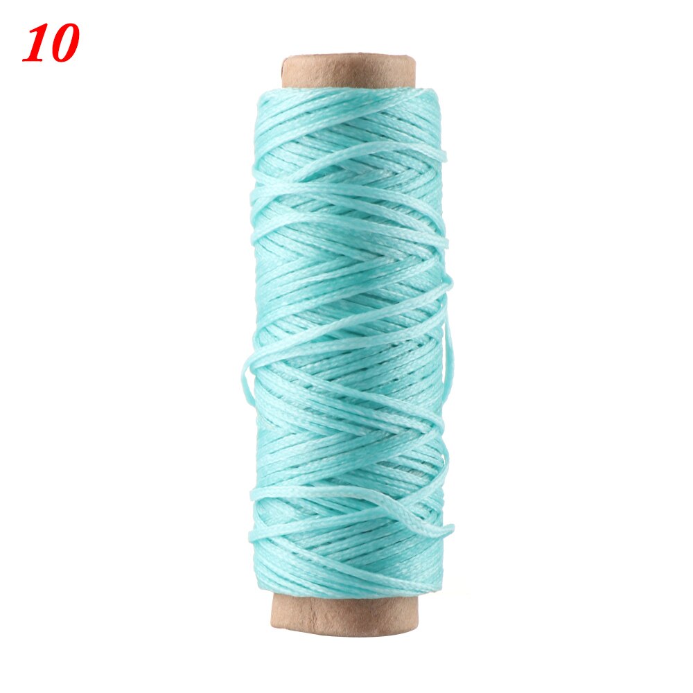30m/roll 210D Waxed Thread Cotton Sewing Line Flat Cord String Strap Hand Stitching Thread For Leather Handicraft Tool Sewing: 10