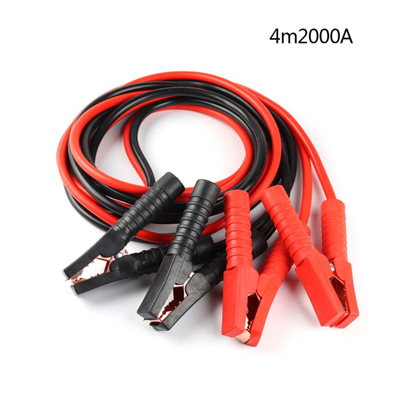 Heavy duty 2000 amp 4m startkabler til bilbatteri startkabler startkabel til varevogn lastbil  #306: 2