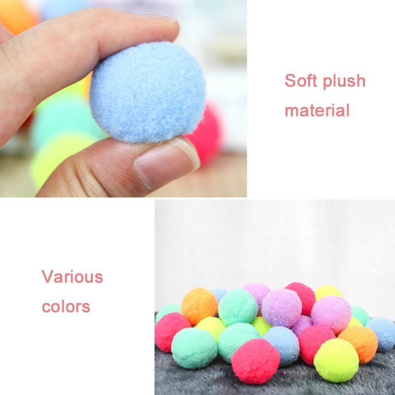 Mini balle molle de polyester de peluche de bout droit de boules de Golf pour le Golf/formation de Tennis