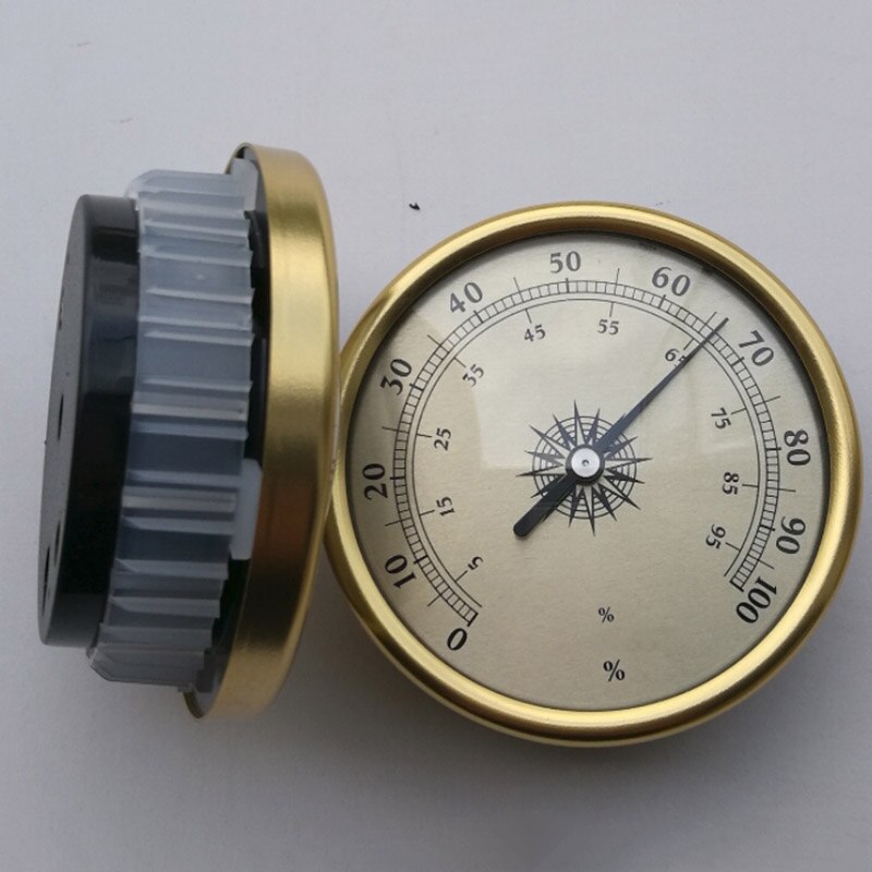 72*34mm elastisk bastotermometer rostfritt stål fall ångbastu rum termometer hygrometer bad och bastu inomhus ute