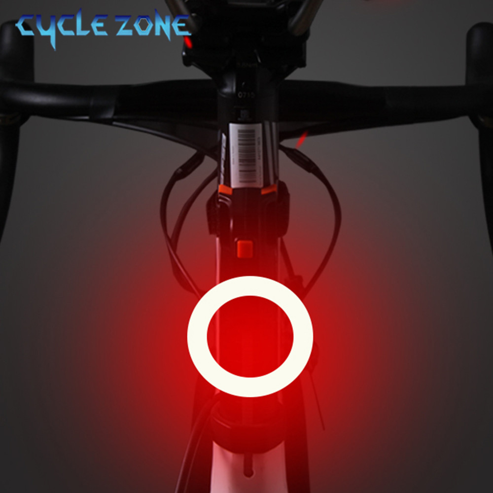 Luz trasera de bicicleta con múltiples modos de iluminación, luz Led recargable por USB para bicicleta, luces traseras Flash para tija de sillín de bicicleta de montaña