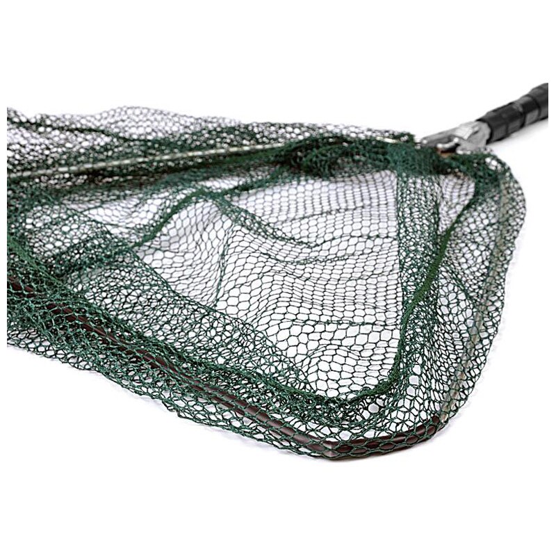 Triangular Telescopic Folding Fishing Landing Net 3 Section Extending Handle