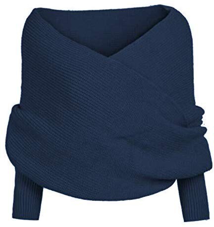 automne hiver nouvelles femmes solide écharpe manches Crochet tricot longue doux hiver châle femmes enveloppes écharpe châle # O25