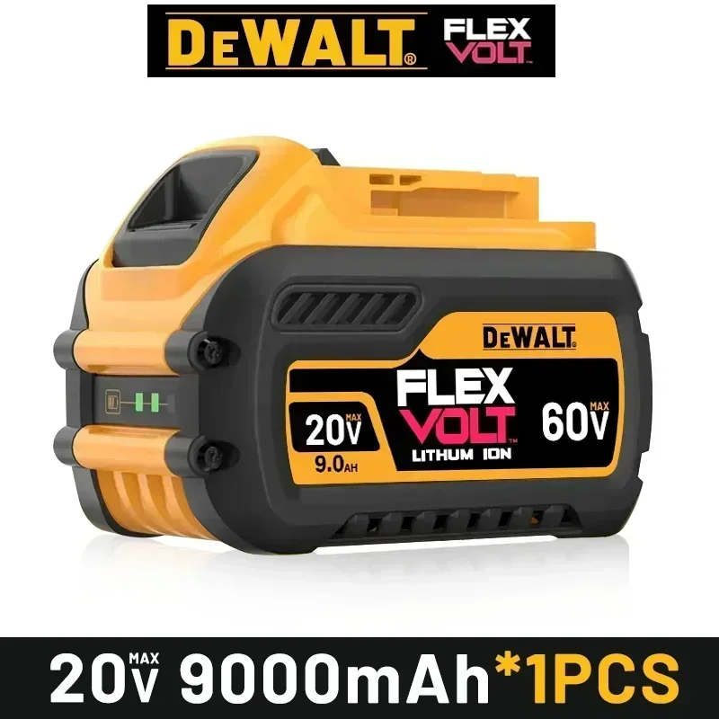 DCB200 Original DEWALT Battery 20V/60V 9000mAh，dewalt 20v battery，DCB205 DCB206 DCB209 Power Tool Battery，dewalt charger