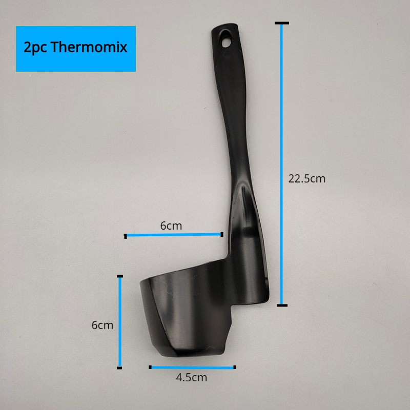 Thermomix TM6/TM5/TM31, spatule rotative pour mélanger la cuisine, retirer les portions, robot culinaire, 2 pièces