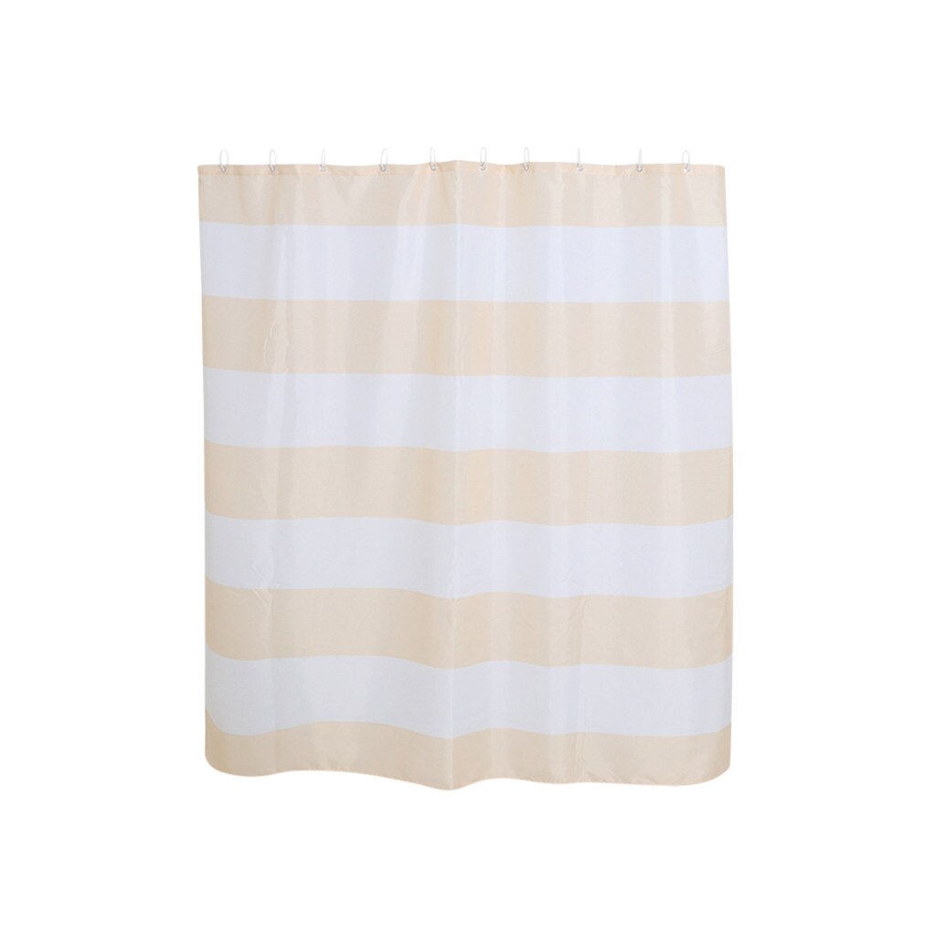 Strepen Badkamer Douchegordijn Geometrische Gedrukt Waterdicht Bad Gordijnen Voor Bad Baden Cover Grote Brede 12 Stuks Haken # R10