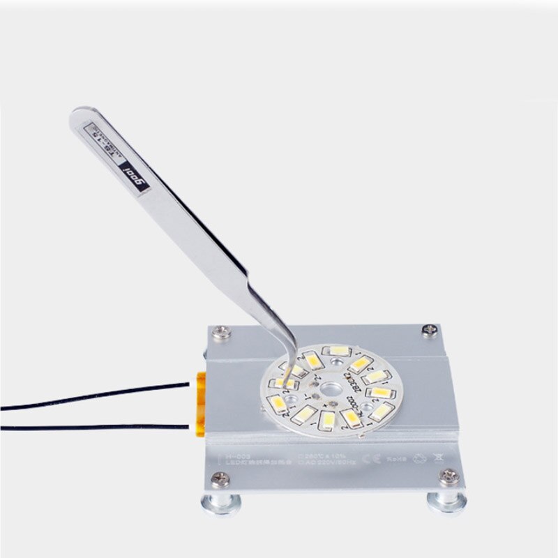 Aluminum LED Remover Heating Soldering Pads Chip Demolition Welding BGA Station PTC Split Board Heating Plate