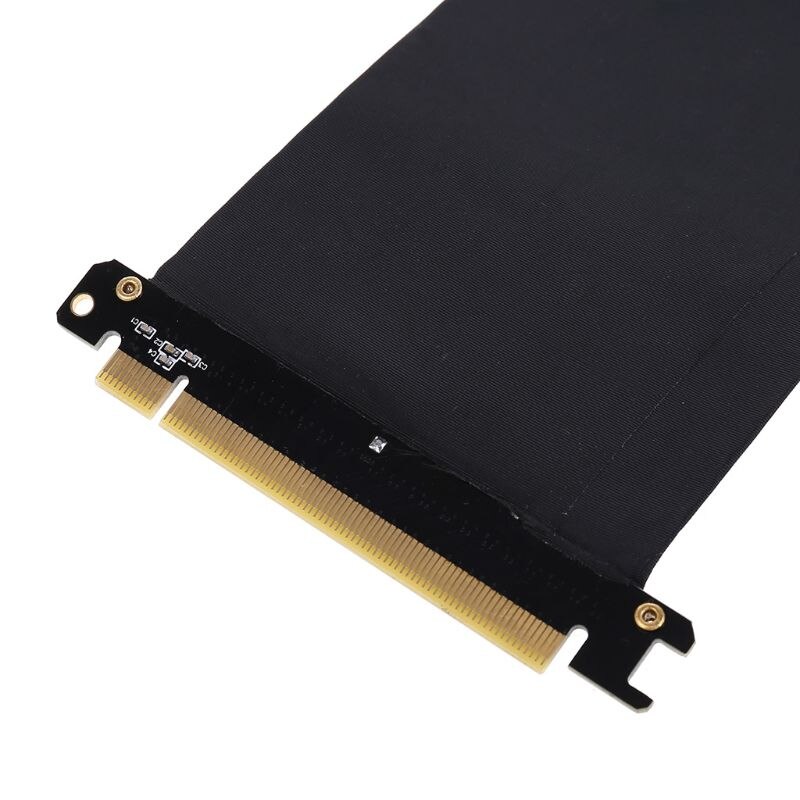 Højhastigheds pc-grafikkort pci express 3.0 16x fleksibelt stik kabelstigningskortudvidelsesportadapter til gpu med antijam