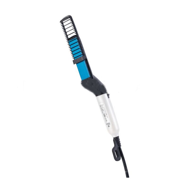 Multi-functional Styling Comb Hair Comb Straight Hair Beard Comb Shape Fluffy Electric Beard Straightening Comb Quick Hair Style