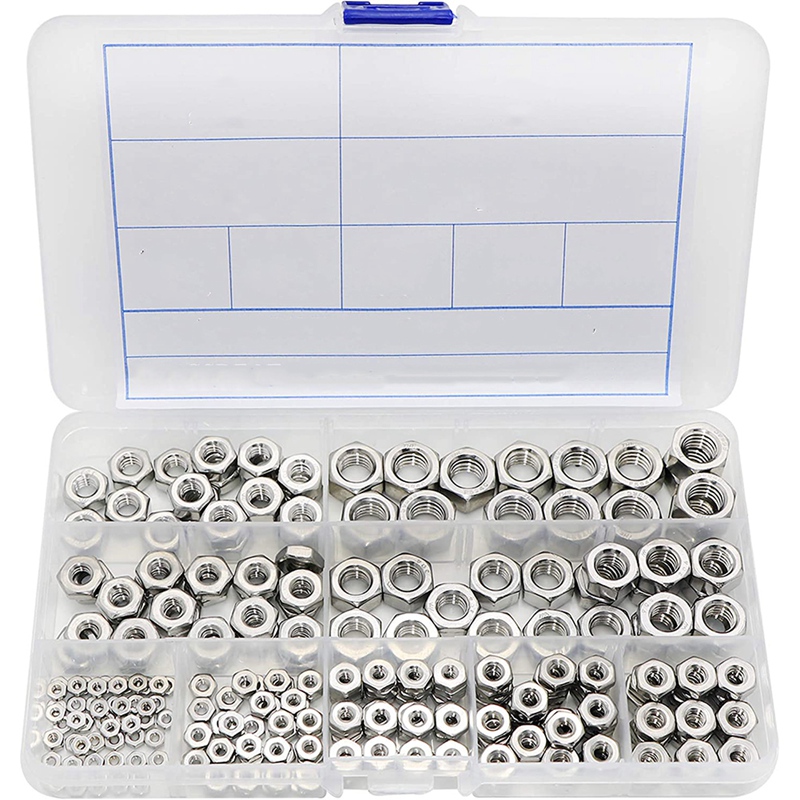 Lot De 4 Écrous Hexagonaux Pour Barre D'Haltère - Colliers De Serrage Haltérophilie