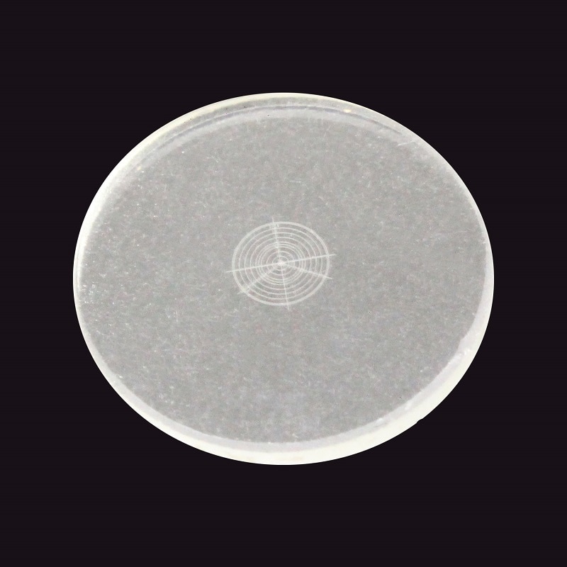 Diameter 15.5 mm Microscope Eyepiece Micrometer Concentric Circles Scale Ruler Ocular Micrometer Calibration Microscope Parts