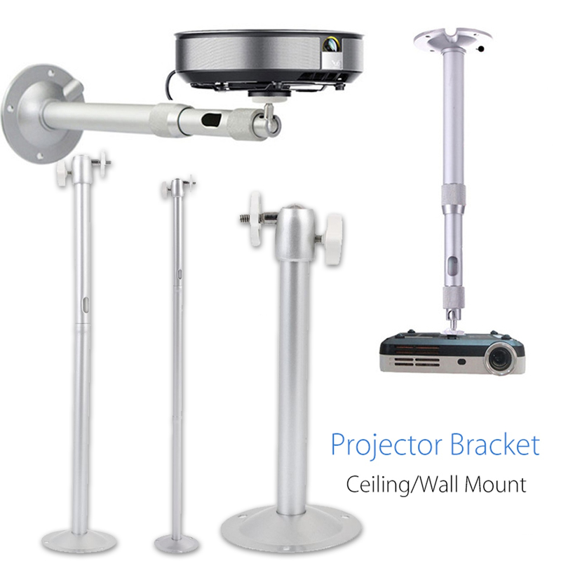 Cewaal Premium 22CM Projector Wall Support Ceiling Bracket Projector Stand Hanger Holder Aluminum Projection Mount Accessories