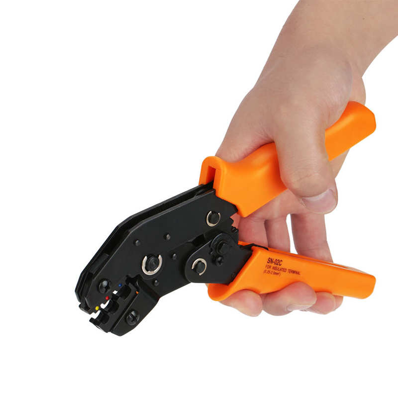 Adjustable Cable Wire Ratchet Crimper Plier Crimping Tools with 450 pcs Electrical Terminal Connectors