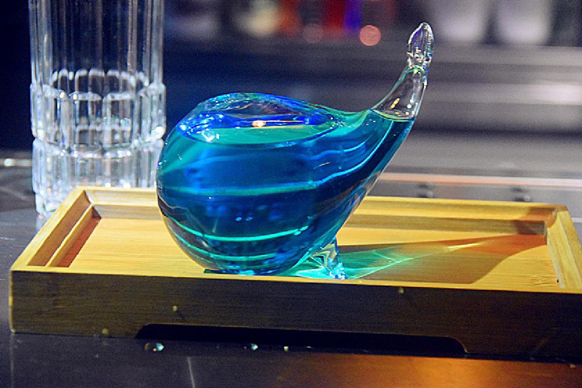 Transportere Skab global Net rød japansk stil qing bar cocktail glas hval molekyle røget cocktail  glasvarer glas kopper vinglas – Grandado