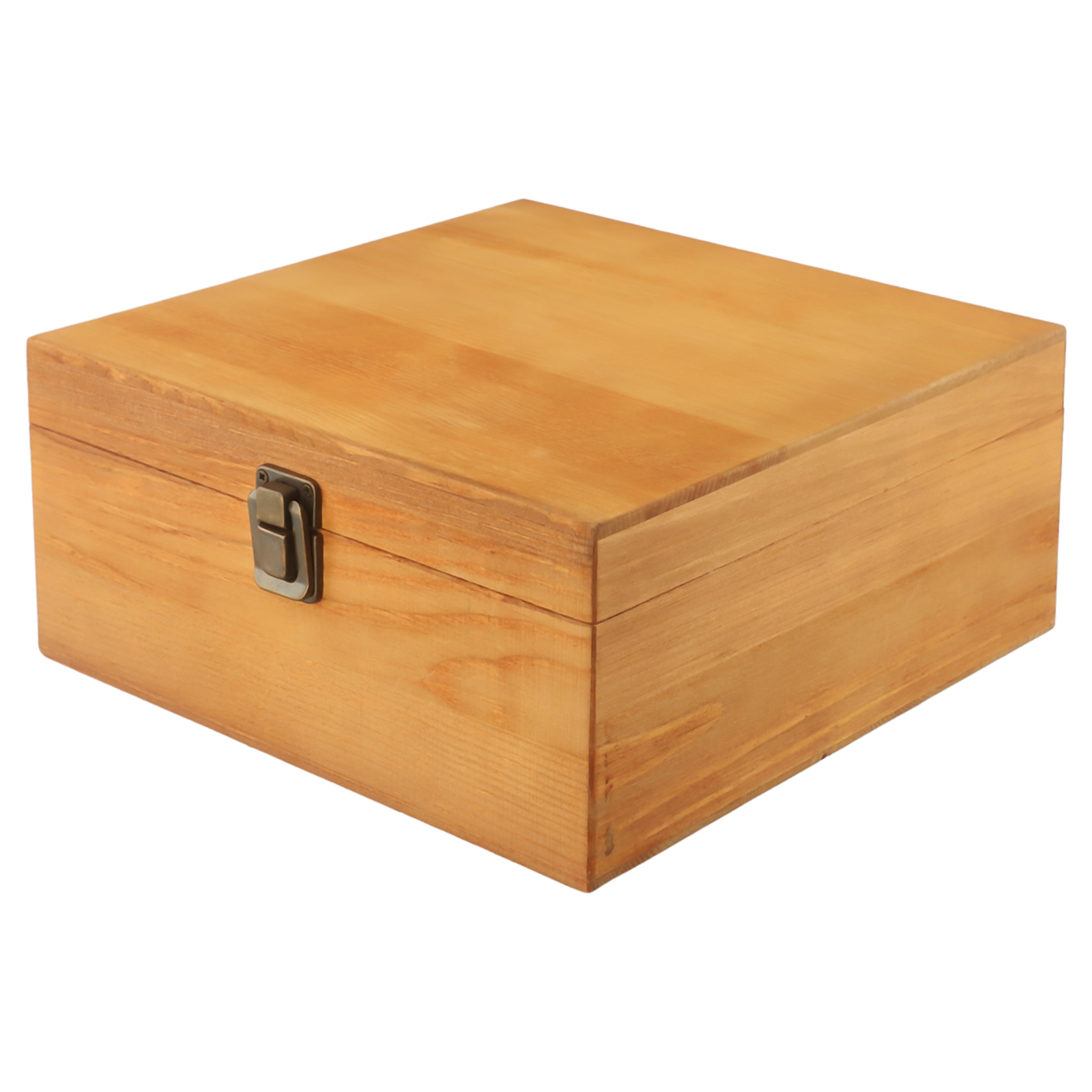 Wooden Storage Box Pine Rectangular Flip Solid Wood Box Handmade Craft Case Wooden Jewelry Storage Box Home Decoration
