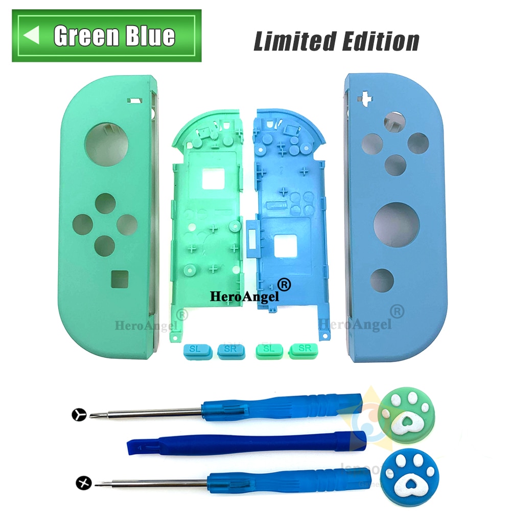 For Joy-con Shell for Nintendo Switch NS JoyCon Controller Replacement Housing Shell Right Left Case With Tools