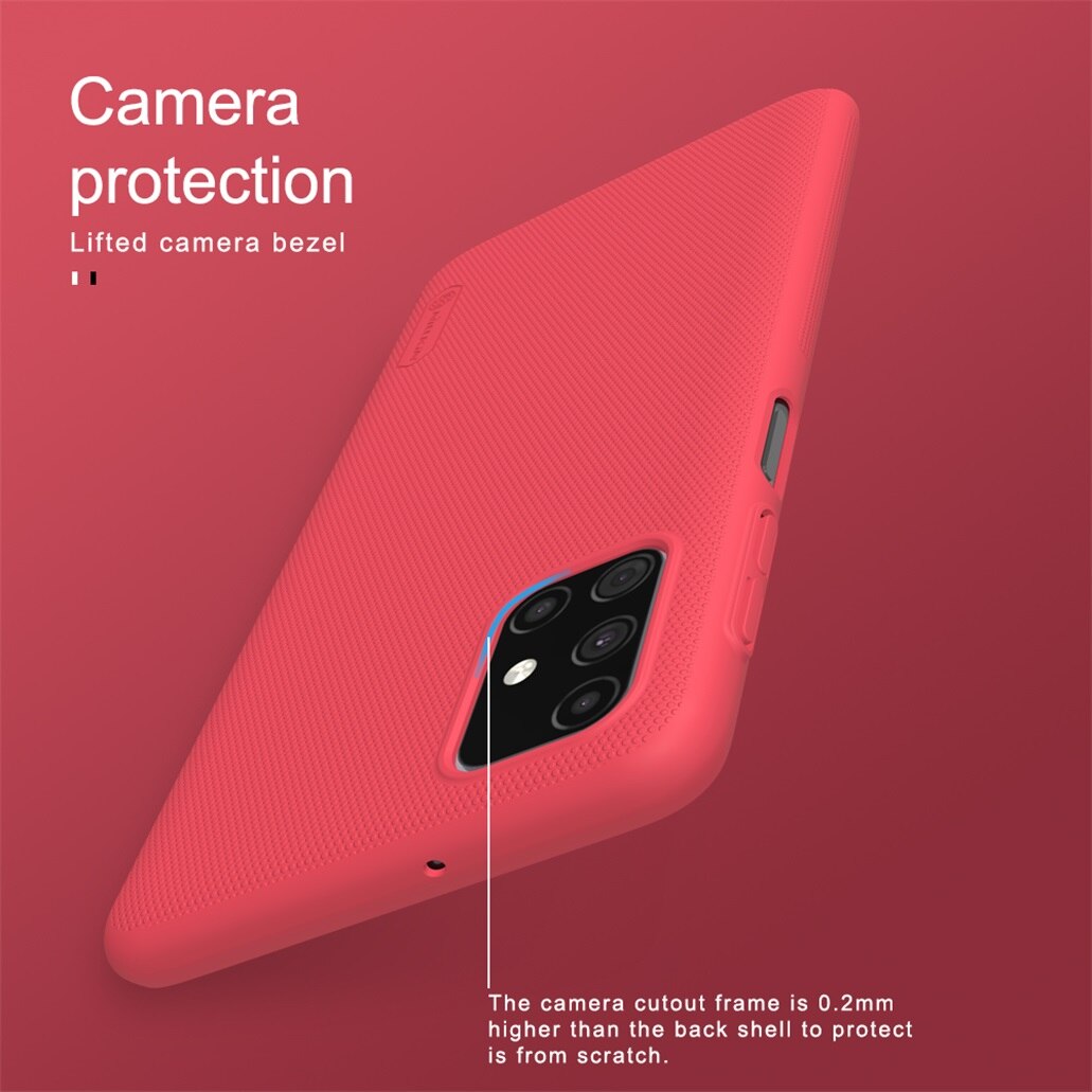 Nillkin pokrywa dla Samsung galaktyka M31s M51 przypadki matowe tarcza Obudowa matowy twardy PC telefon ochraniacz tylna pokrywa dla Samsung M51