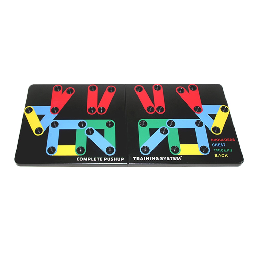 9 in 1 Push Up Board with Instruction Print Body Building Fitness Exercise Tools Men Women Push-up Stands For GYM Body Training