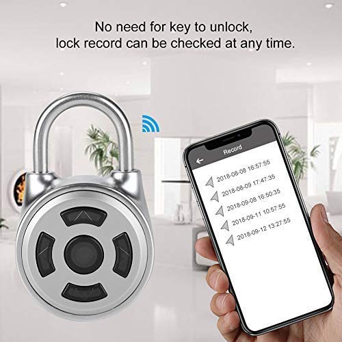 Digitalt tumavtryck bluetooth-hänglås intelligent hänglås smart fingeravtryckshänglås