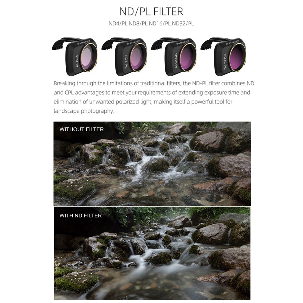6 Stks/set Anti Kras Waterdichte Accessoires Camera Lens Filter Set Installeren Hoge Doorlaatbaarheid Voor Mavic Mini Drone