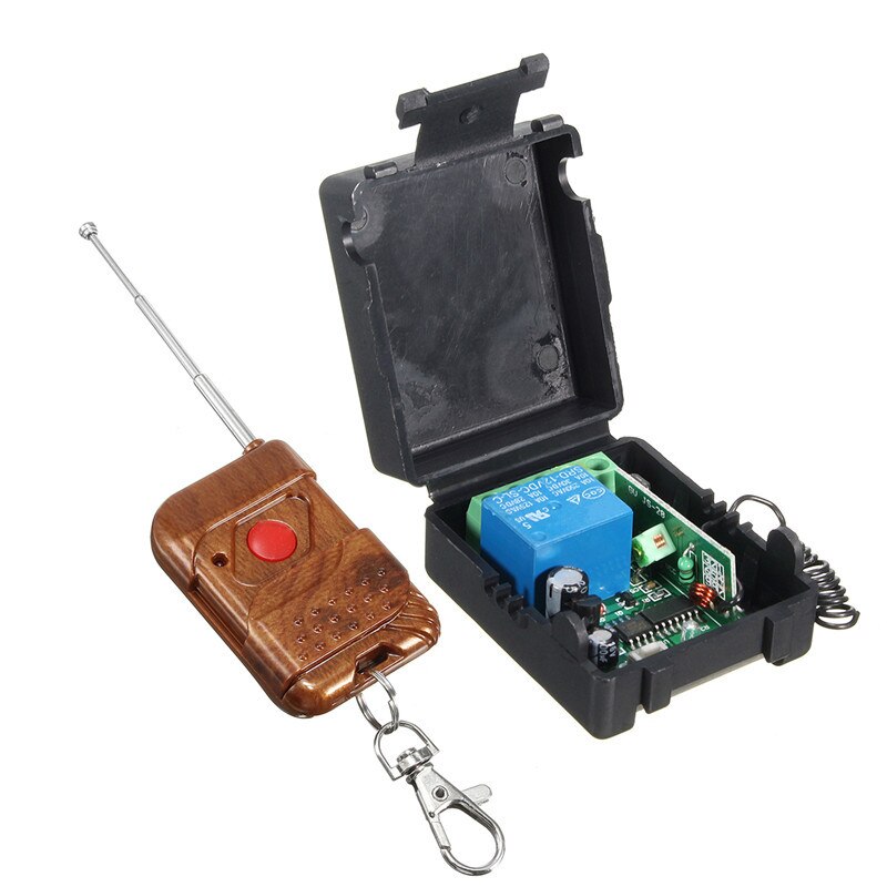 DC 12V 10A 1CH Car Remote Control Switch Wireless RF Universal Controller Transmitter+ Receiver Relay