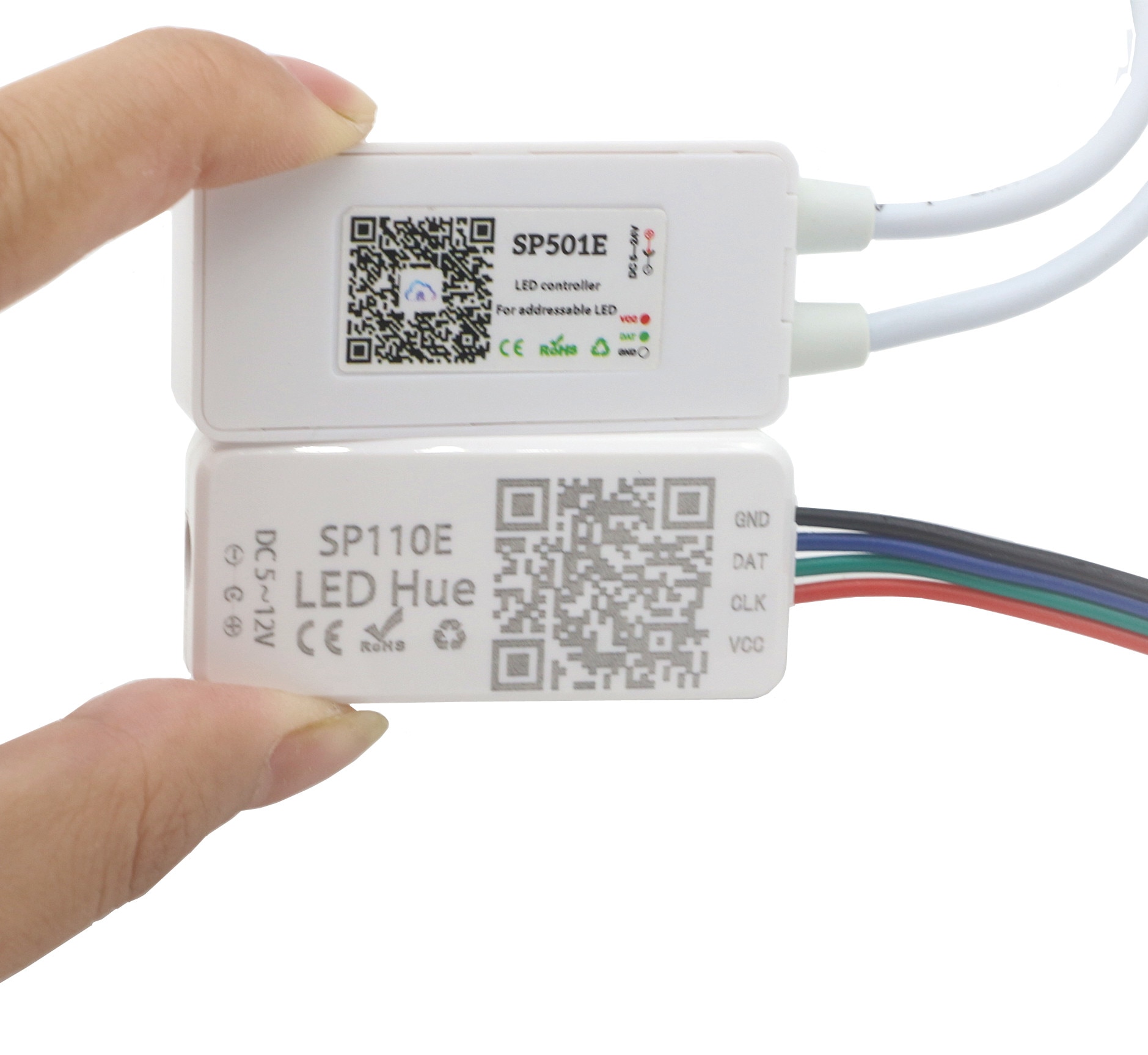 LED WiFi Bluetooth Music Controller SP105E SP106E SP107E SP108E SP511E SP110E Addressable Pixel Full Color RGB Controller