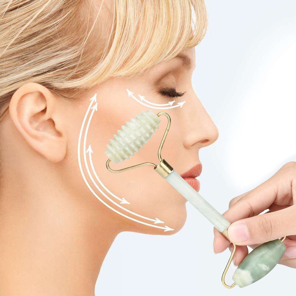 Beauty Instrument Facial Massage Jade Roller Face Body Head Neck Nature Women Girls Beauty Device Mar.20