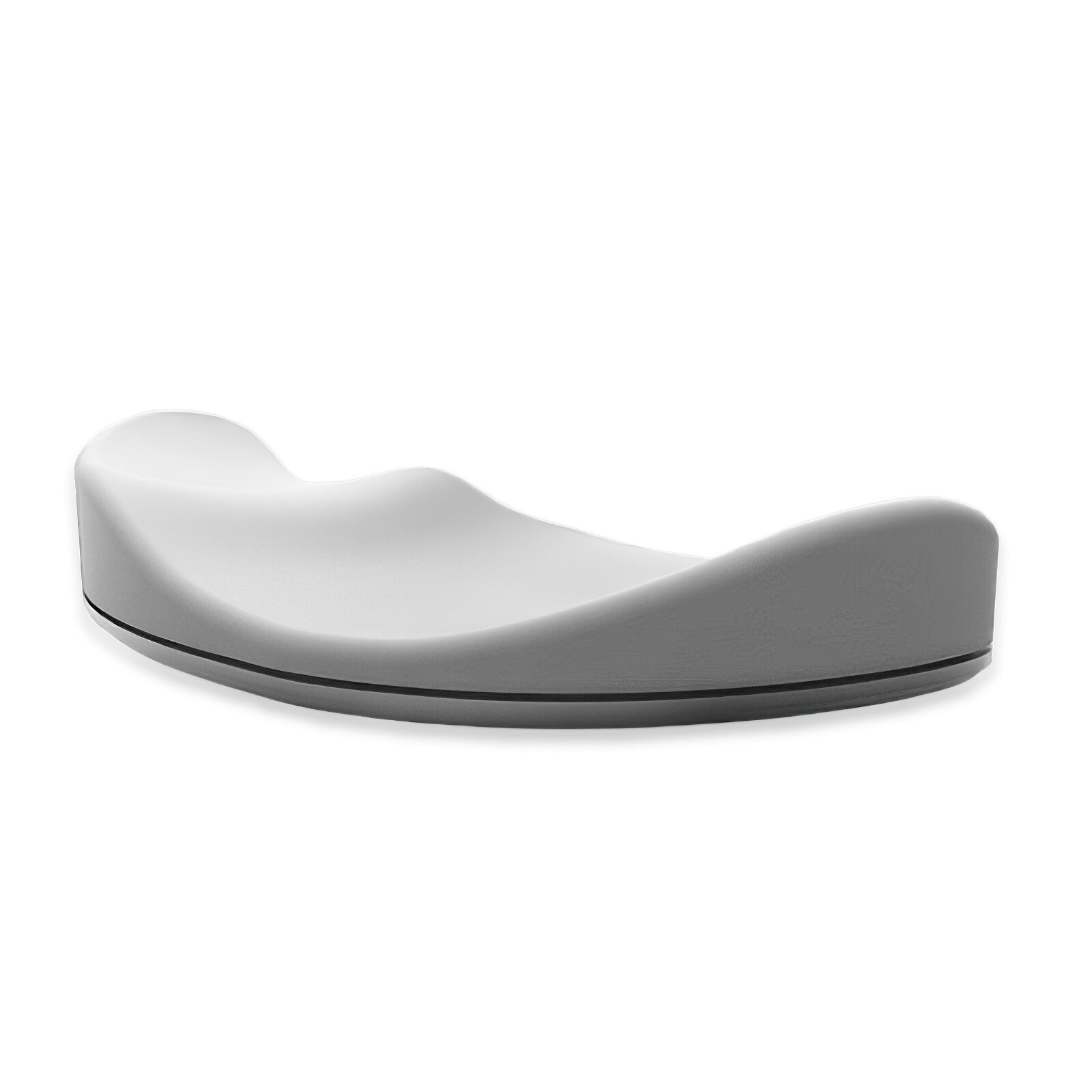 Ergonomic Mouse Pad Silicone Mouse Wrist Pad Streamline Non-slip Wrist Support Pad Office Home Gaming Mouse Pad: Gray