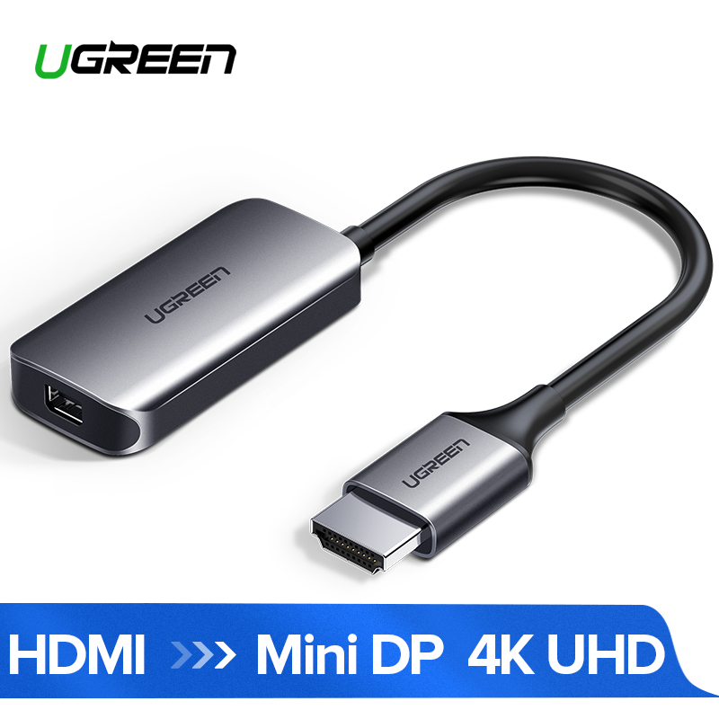 Ugreen HDMI to Mini DisplayPort Converter Adapter Cable 4K for Apple iMac Samsung ASUS Monitor Xbox One HDMI to Mini DP Adaptor: Default Title