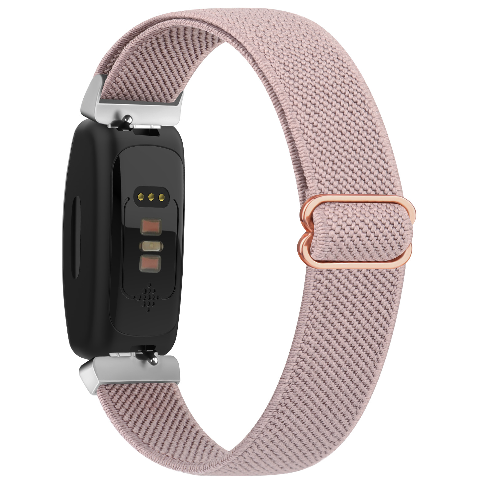 Correa de reloj elástica para Fitbit Inspire 2 ACE 3, pulsera para niños, pulsera para Fitbit Inspire HR ACE 2: Red black / 12 mm