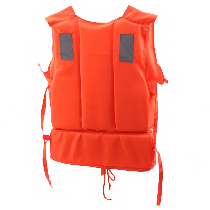 Zwemvest met sos-fluitje, lichtgewicht nylon schuim voor volwassenen, verstelbare maat, duurzaam zwemvest, watersportbenodigdheden: Default Title