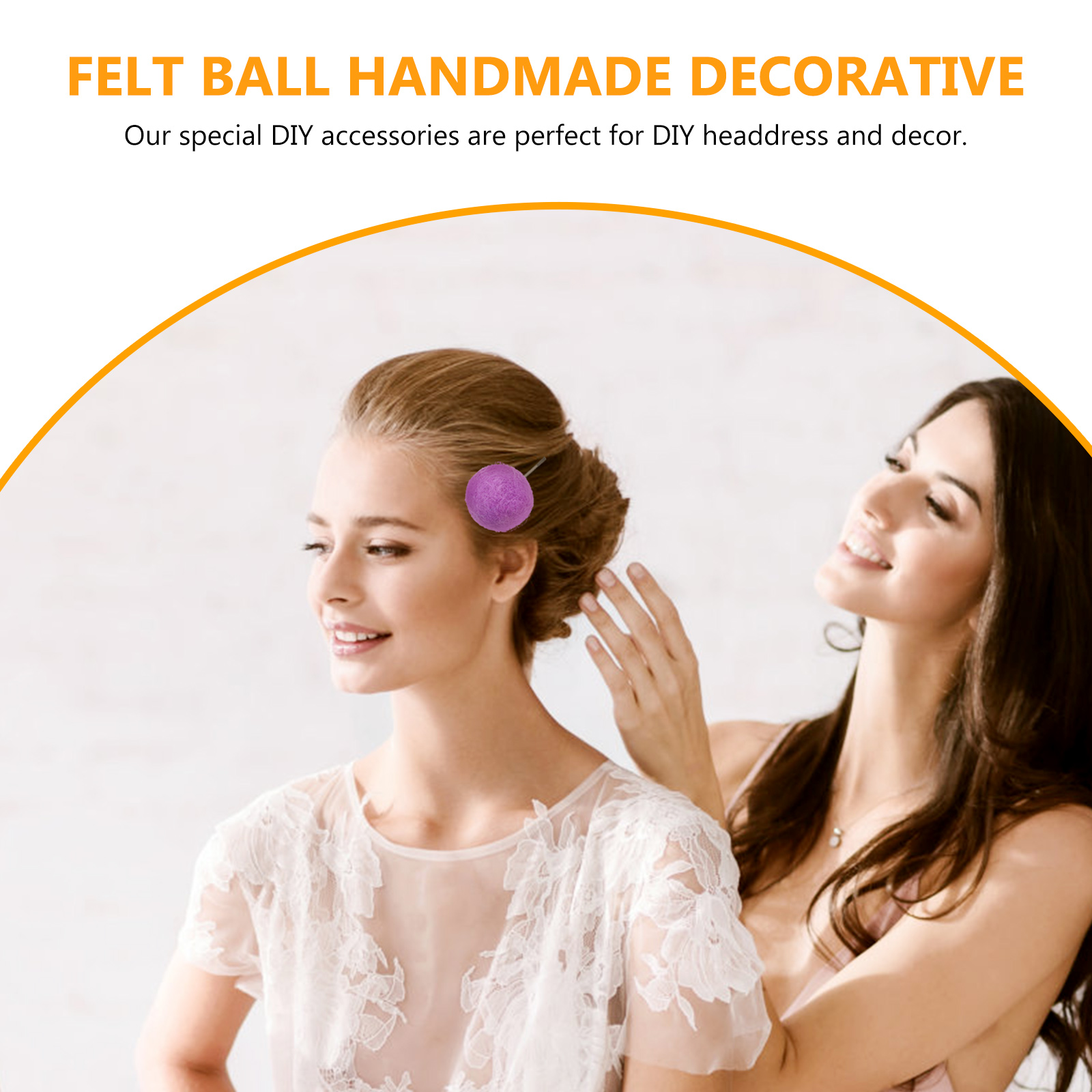 100 piezas de fieltro para decoración artesanal, materiales de fieltro para colgante, fieltro decorativo