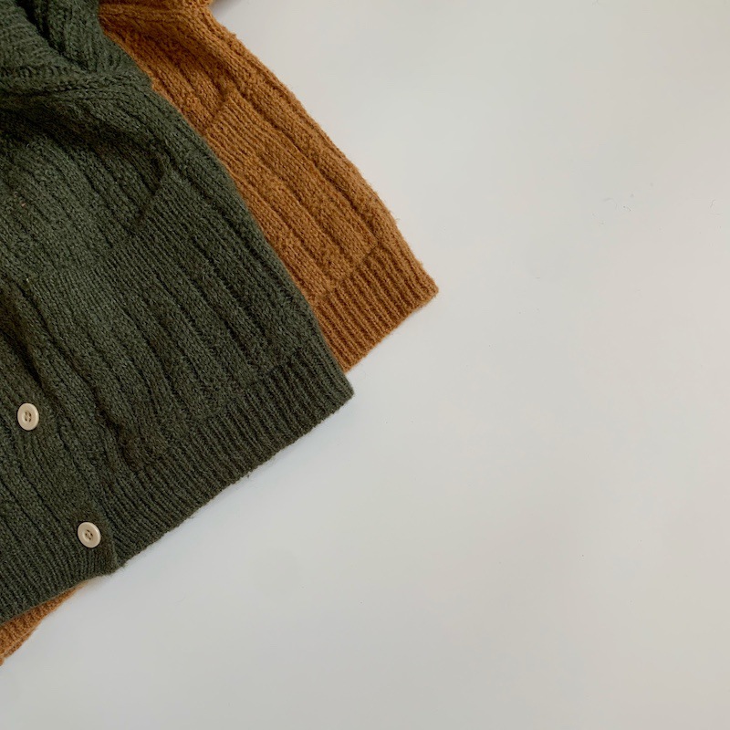 Deer jonmi 2022 primavera stile coreano bambini maglioni Cardigan lavorati a maglia Patchwork allentati Casual bambini maglione cappotti